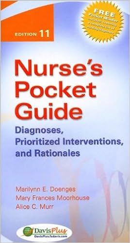 Nurse S Pocket Guide Text Only 11th Eleventh Edition By M E Doenges M F Moorhouse A C Murr M E Doenges M F Moorhouse A C Murr Amazon Com Books