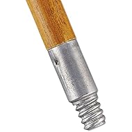 Rubbermaid Commercial Lacquered-Wood Threaded-Tip Broom/Sweep Handle, 1 5/8 Dia x 60, Natural