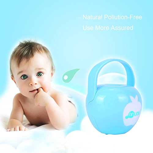 Mumlove Pacifier Case& Nipple Shield Case BPA Free (BLUE) - Thumbnail 3