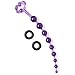 Cloud 9 Novelties Anal Beads with 2 Bonus C-Rings, Purple