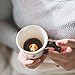 Ceramic Dog Animal Coffee Cups - Woof Cute Mug with a Surprise Inside Dog Paw for Coffee, Tea and Beverages - Premium-Quality, Dishwasher Safe Materials - Ideal Gift, 7 Ounce by Goodscious