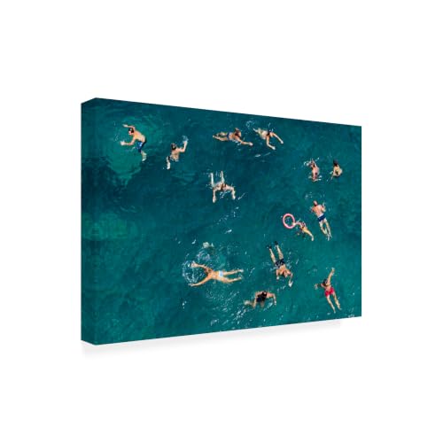Trademark Fine Art - 'Swim' Canvas Art - 16x24 at Amazon