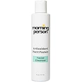 Morning Person Antioxidant Plant Protein Cleanser – Gentle Daily Face Wash, Removes Makeup, Hydrating & Soothing, Vegan & Sulfate-Free