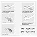 Hiendure® Home Care 12 Inches Grab Bar Concealed Mounting, Titanium Gold
