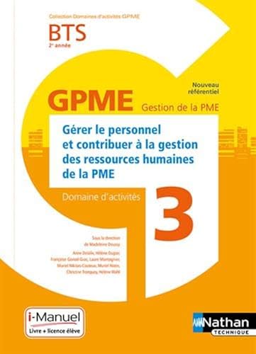 Download Domaine d'activité 3 - Gérer le personnel et contribuer à la gestion des ressources humaines de la PME - 2e année PDF
