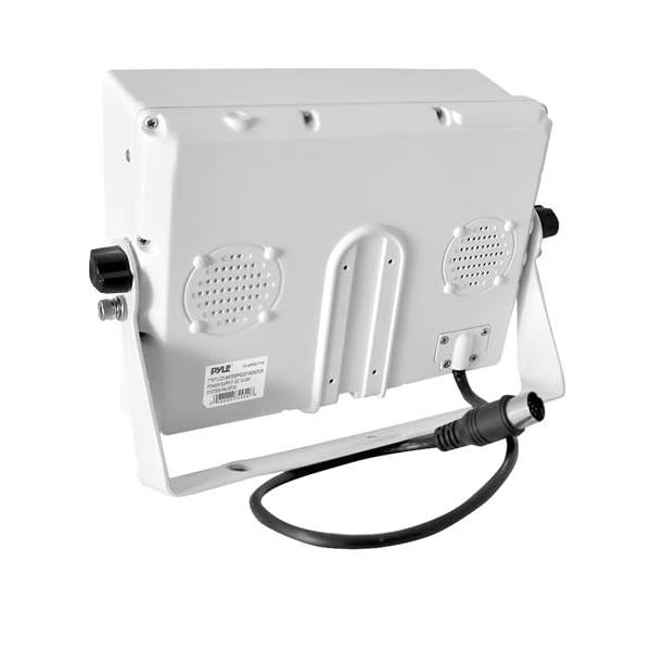 New-Pyle-PLDMR87-15-Din-Marine-Yacht-Waterproof-AMFM-CDDVDMP3-Radio-Stereo-Receiver-Remote-With-4-X-Pyle-PLMR6LE-65-Inch-LED-Light-Marine-Speakers-And-PLMRM71W-Hydra-Series-Marine-Grade-Water-Resistan