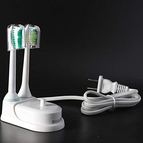 genkent Hard Plastic Stand for Philips Sonicare 2 Series-Electric Toothbrush Head Holder Stand (White)