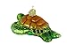 Old World Christmas Ornaments: Turtles Glass Blown Ornaments for Christmas Tree, Green Sea