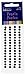 Mark Richards Elements Crystal Stickers 2511 Self-Adhesive 68-Piece Pearl Sticker Strips, 5mm, Dark Grey