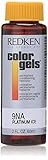 Redken Color Gels Permanent Conditioning 9NA Platinum Ice for Unisex 2 Oz, 2 Ounce