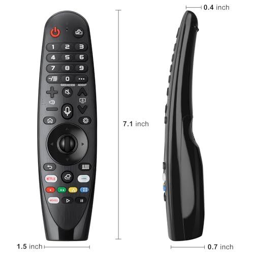 Magic Remote for LG-TV-Remote, Replacement for LG Smart TV Remote Control, AKB75855501 AN-MR20GA with Pointer and Voice Function