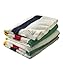 Woolrich 90 by 100-Inch Hudson Bay 6 Point Blanket, Natural with Multi Stripes
