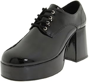 Funtasma by Pleaser Men's Jazz-02 Platform Oxford,Black Patent,S (US Men's 8-9 M)