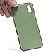 totallee iPhone X Case, Thinnest Cover Premium Fit Ultra Thin Light Slim Minimal Anti-Scratch Protective - for Apple iPhone X (2017) (Deep Green)