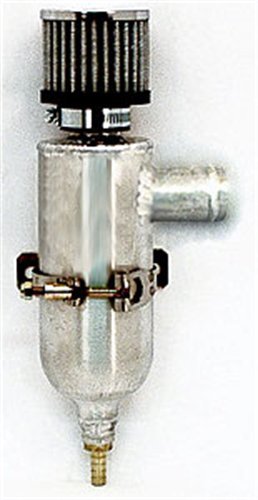 Canton Racing 23-036 Aluminum Breather (Universal 24 Oz Dry Sump Catch Tank)