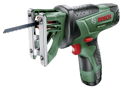 Bosch Home and Garden PST 10,8 LI Akku-Multisäge "Easy", Ladegerät, Akku, Sägeblatt, Koffer (10,8 V, 1,5 Ah, 30 mm Schnitttiefe in Holz) – Bild 3