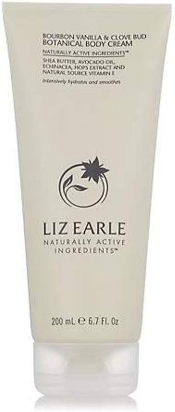 Liz Earle Bourbon Vanilla & Clove Bud Body Cream 200ml, WHITE, 200 ml (Pack of 1)