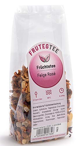 teeverliebt - Loser Früchtetee Feige Rose 1000 g I Früchtetee lose I fruchtig-exotische Tee-Mischung mit Feigenstückchen…