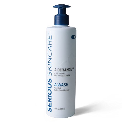 Serious Skincare Defiance Wash Vitamin A Gel-To-Foam Cleanser, 12 Ounce