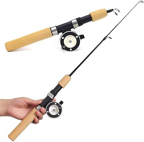 Amazon Co Jp 釣り竿 Yg紡績リールと2ピースフィッシングロッドコンボ コルクハンドル 釣りリール グラファイト軽量超ライトトラウト ロッド 携帯用釣り竿 長さ 60cm Size 60cm ホーム キッチン