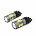 Alla Lighting Super Bright 3156 3157 T25 Newest Version 4014 54-SMD 6000K Xenon White LED Lights Bulbs for Auto Turn Signal Lights Lamp Replacement (3156 3157)