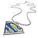TEMEGO Jewelry Mens Alloy 2-Tone Superman Symbol Pendant Necklace Chain