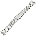 Kreisler SM22006 22mm Tech Smart Band Stainless Steel Silver Watch Bracelet