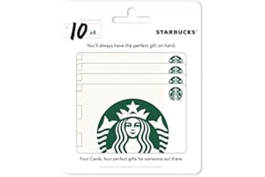 Starbucks $10 Gift Cards (4-Pack)