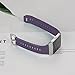 Fitbit Ionic Accessories Bands,Hagibis Replacement Classic TPU Sport Strap Wristbands for Fitbit Ionic Smart Fitness Watch (Small, Light Purple/Smoke Gray)