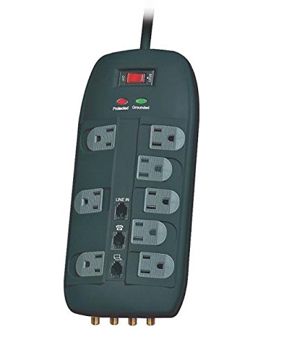 POWER ZONE OR503118 Surge Protector 8 Outlet with 4320J Strip