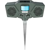 Hoont Solar Ultrasonic Outdoor Animal Repellent and Pest Repeller - Sound Dog deterrent, Mouse Repellent, Squirrel Trap Repeller, Bird Deterrent - Motion Activated Electronic Pest Control [UPGRADED]