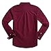 MiCotton Men's Solid Color Oxford Long Sleeve Button Down Casual Shirt