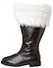 Funtasma Men's Santa, Black/What Faux Fur, Medium/10-11 M US