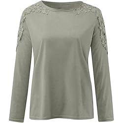 iPOGP Women's Round Neck Solid Color Hollow