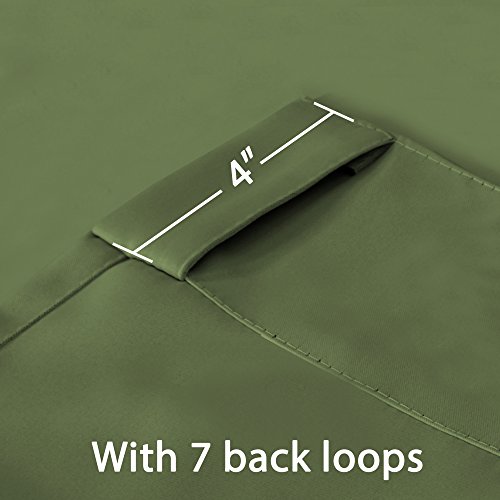 image for Turquoize Full Blackout Curtains for Bedroom Thermal Insulated Window 