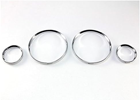 AONED BMW E30 Chrome Cluster Dashboard Dial Gauge Rings M3 EVO 1982-1994