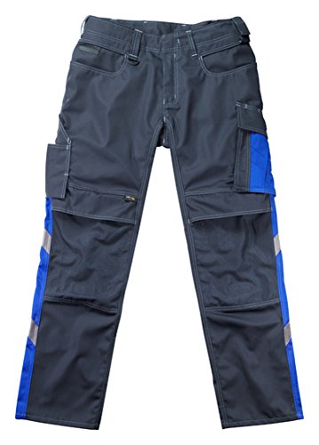 Mascot 12679442-01011-82C64 Size L82cm/C64 "Mannheim" Trousers - Black/Blue/Cornflower Blue