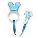 MAM Baby Toys, Teething Toys, Mini Cooler Teether with Clip, Boy, 2+ Months, 1-Count