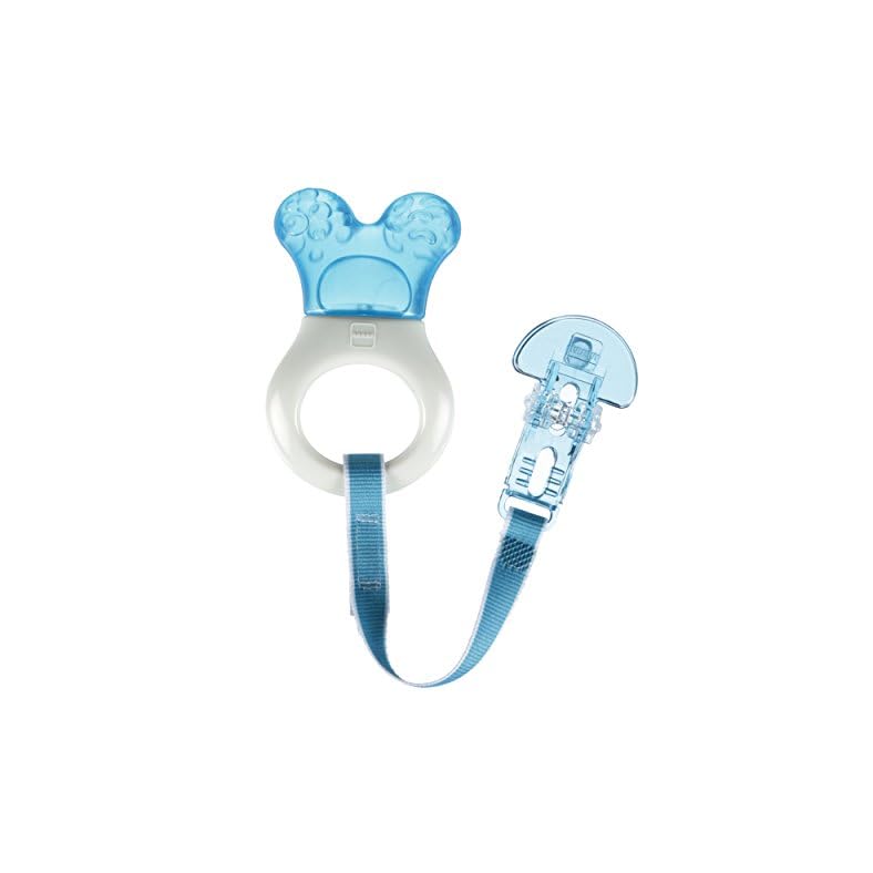 MAM Mini Cooler Teether with Clip Baby Teether, Cooling Mechanism Soothes Sore Gums, Relieves Teething Symptoms in…