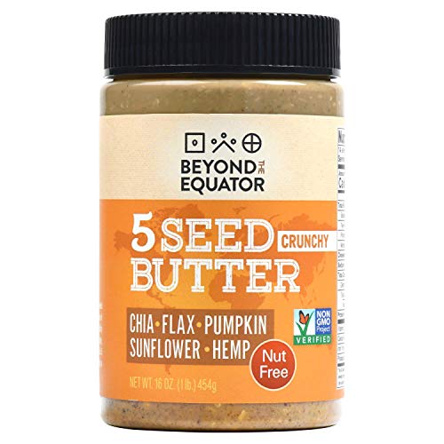 BEYOND THE EQUATOR 5 Seed Butter [Crunchy] Sunflower Seed, Chia Seed, Flax Seed, Pumpkin Seed