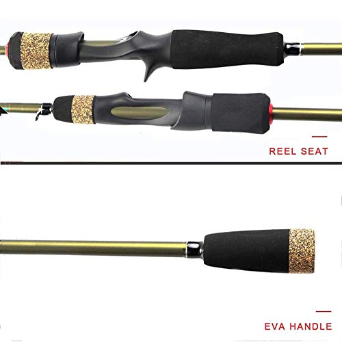 Gwbnhh Canne A Peche Silure Surfcasting Spinning Truite, Mer Fishing Rod Carpe Télescopique Carbone Casting Carnassier…