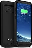 PowerBear Samsung Galaxy S8 Plus Battery Case [5000mAh] High Capacity External Battery Charger for Galaxy S8+ (Up to 140% Extra Battery) – Black [24 Month Warranty]