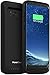 PowerBear Samsung Galaxy S8 Plus Battery Case [5000mAh] High Capacity External Battery Charger for Galaxy S8+ (Up to 140% Extra Battery) - Black