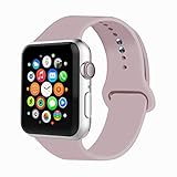 IYOU Sport Band Compatible with Watch Band 38MM 42MM 40MM 44MM, Soft Silicone Replacement Sport Strap Compatible with 2018 Watch Series 4/3/2/1