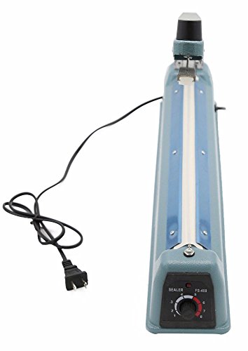 16" Heat Sealing Hand Impulse Sealer Machine Poly Free Element Plastic Sealer