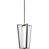 Hudson Valley Lighting 4054-AGB/DB Edgemere - 28W 4 LED Pendant-27.75 Inches Tall and 16 Inches Wide, Finish Color: Aged Bras