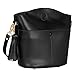 S-ZONE Women Small Cow Split Genuine Leather Crossbody Bucket Bag Shoulder Purse Handbag