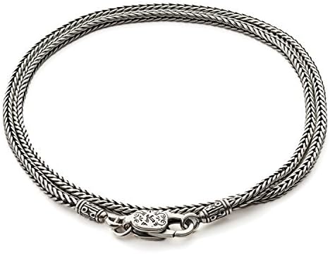 Konstantino925 Sterling Silver Chain and Cord, 1.5mm Wide