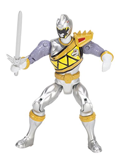 Power Rangers Dino Super Charge - Ranger Action Hero Action Figure, 5", Silver