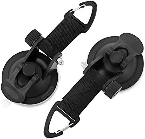 Girldate 吸盤 フック 強力 タープ連結用 車 カーサイドタープ テント用アクセサリー サンシェード固定 荷物締め付け 屋外用 2個入り 自動車 フック取外可能 キッチン オフィス 業務 浴室 室外 壁掛け用